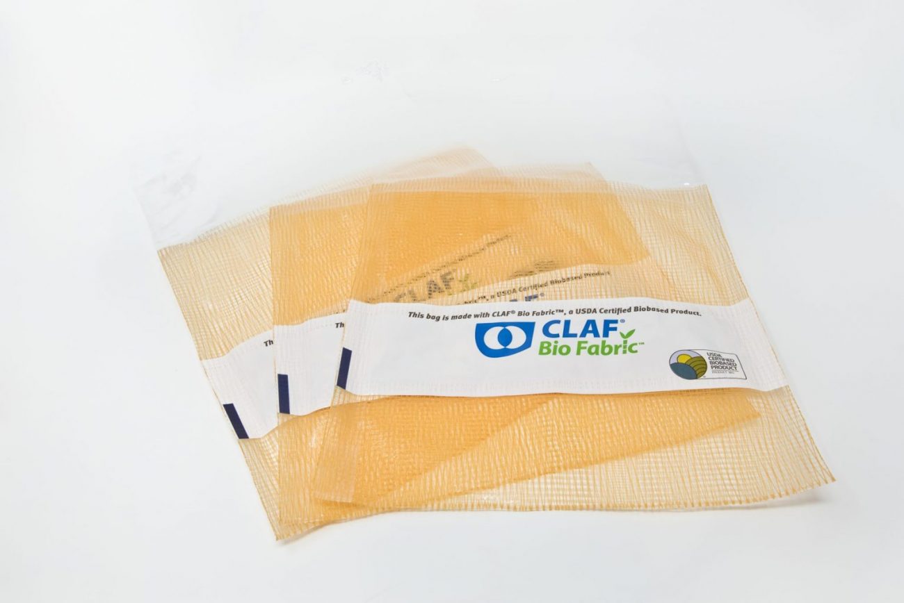 Claf Bio Fabric, suitable for sustainable produce packaging initiatives